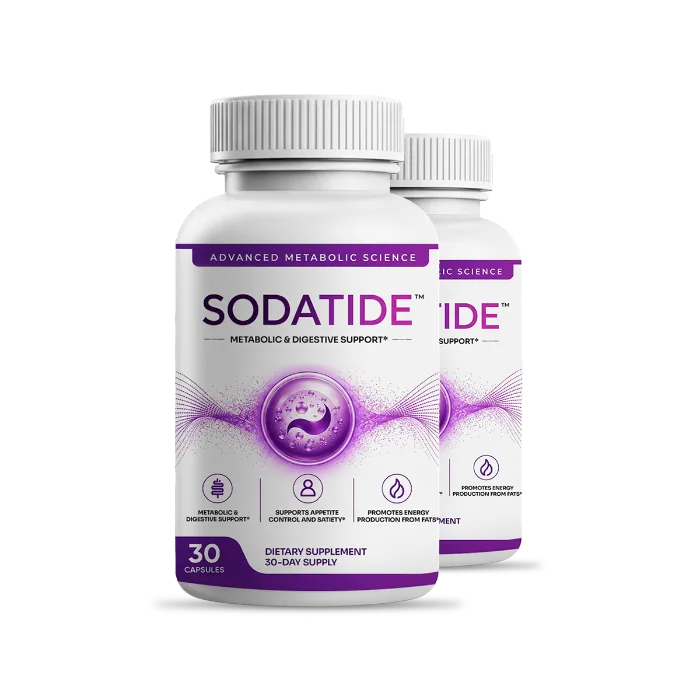Two bottles of SodaTide, 30 capsules each